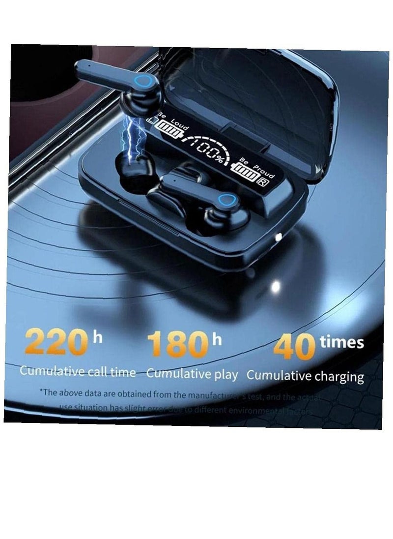 XiuWoo - M19 Wireless Bluetooth Earbuds TWS Earphones Intelligent Touch Control LED Display Flashlight Power Bank Function - Image 1