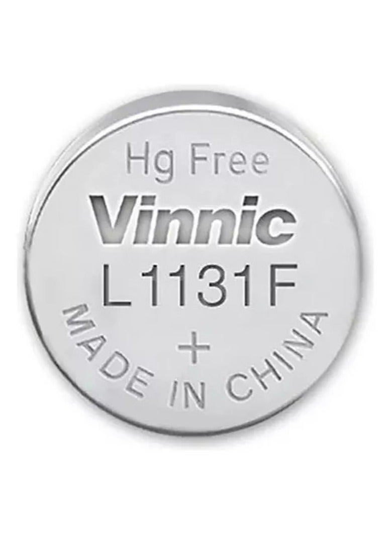 فينك 10-Pieces Vinnic AG10 / LR1130 (LR54) (L1131F) Alkaline 1.5V Button Cell Batteries  - Image 2