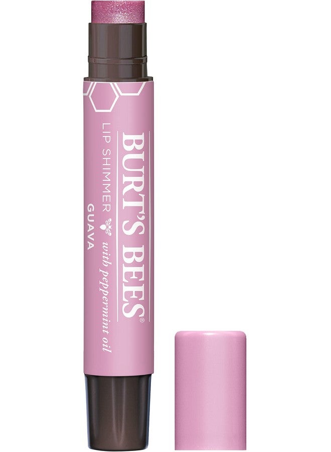 Burt's Bees 100% Natural Moisturizing Lip Shimmer, Guava, 1 Tube - Image 1
