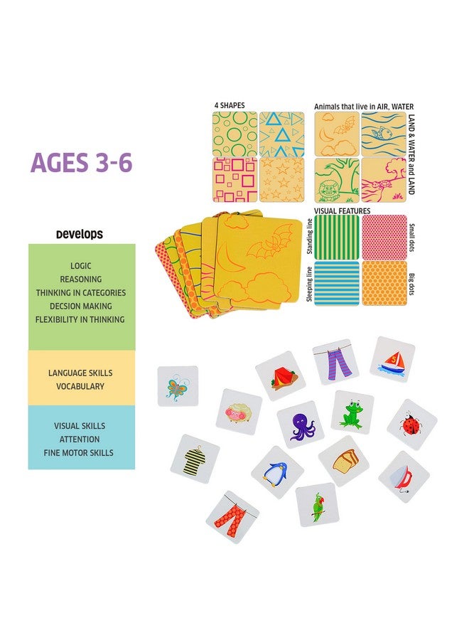 Chalk and Chuckles Sort in The Box, Montessori Kids Toys for 2-5 Years, Sorting Activity Toys for Toddlers, Educational Toys for 3 Year Old and Up, Gift for Kids 2+, 3, 4 - Image 2