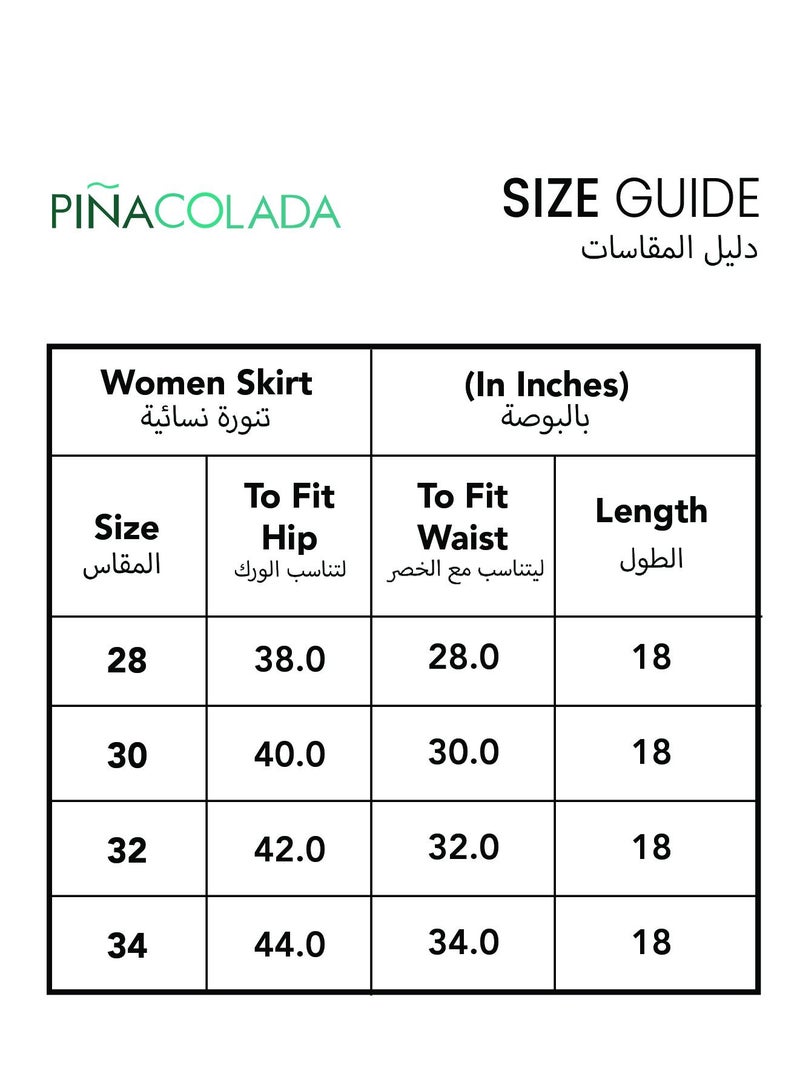 PINACOLADA Women's Light Blue Asymmetrical Midi Denim Skirt  - Image 4