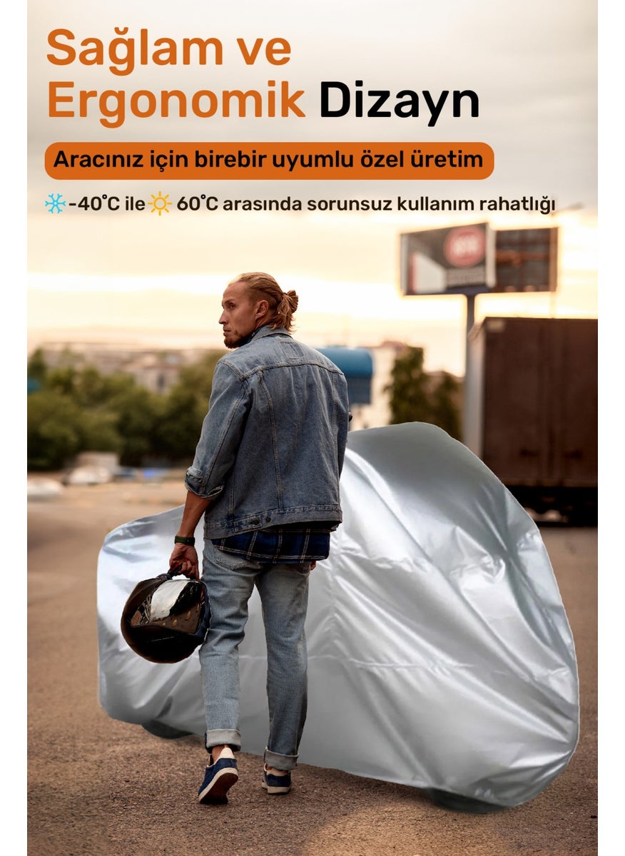 Breen - Rks Azure 50 Pro Grey Waterproof Motorcycle Canvas Premium - Image 1