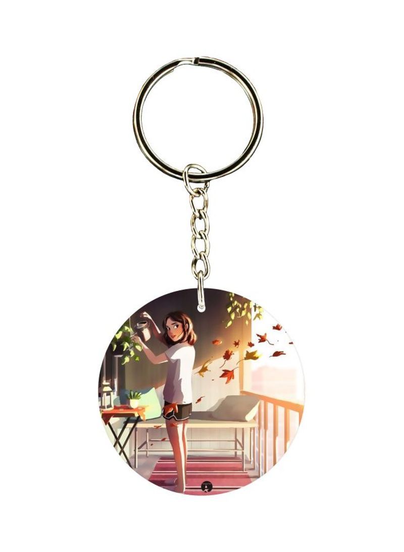 RKN Cartoon Printed Keychain