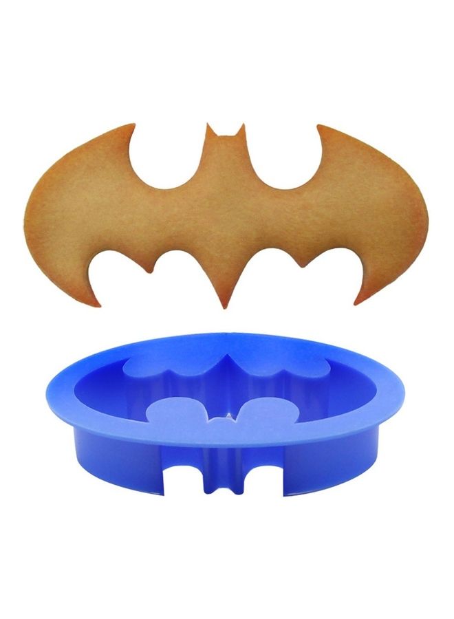 NIBEMINENT 4-Piece Batman And Superman Plastic Biscuit Mold Blue - Image 3