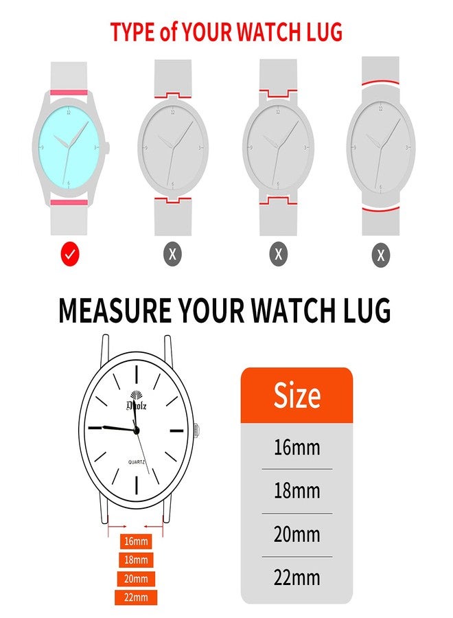 TStrap Metal Watch Strap 20mm - Black Quick Release Watch Straps for Men Women - Brushed Solid Stainless Steel Smart Watch Bracelet - Ladies Replacement Band Clasp Buckle - 16mm 18mm 20mm 22mm - Image 4