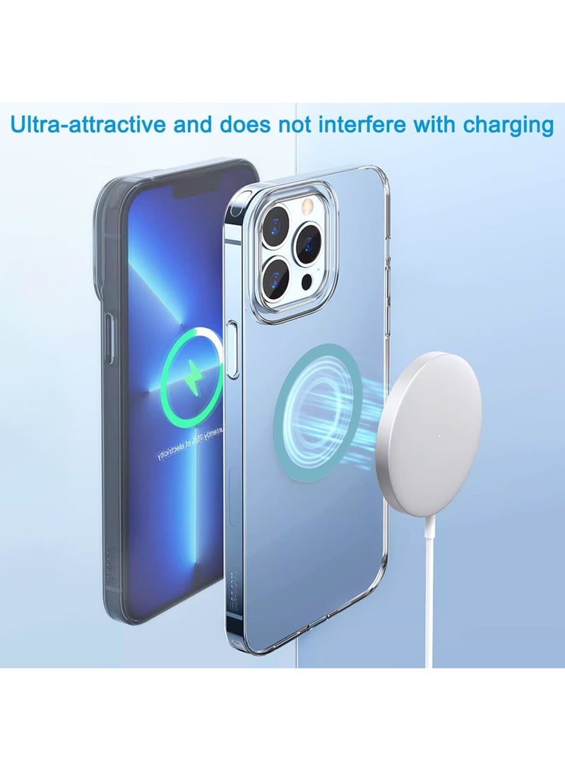 SYOSI Mag-Safe Metal Ring Sticker, Universal Magnetic Charger Adapter for iPhone 17 16 Pro Mini Max, Ultra-Thin Car and Desk Charger Accessory, Stable Connection and Fast Charging, 6 Colors - Image 5