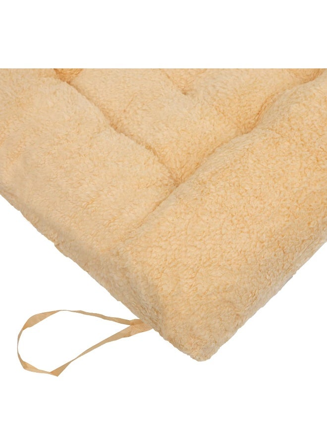 Cashmere Plush Chair Seat Cushion Fluffy Chair Pad - Image 4