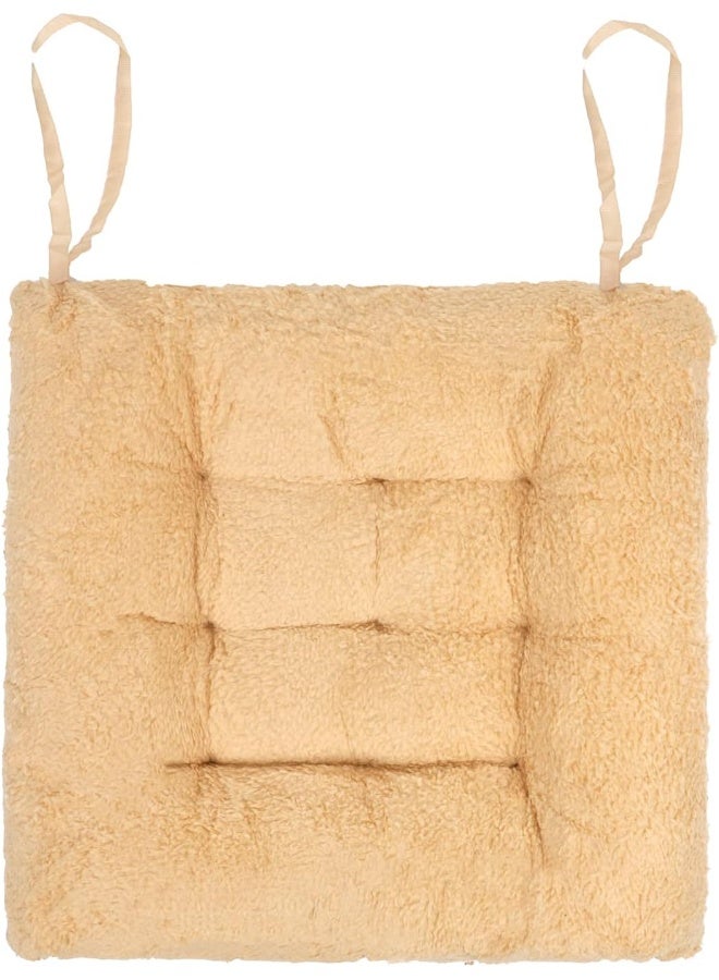 Cashmere Plush Chair Seat Cushion Fluffy Chair Pad - Image 2