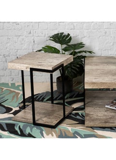 Homez Wooden side table 40*40*50 cm  - Image 5