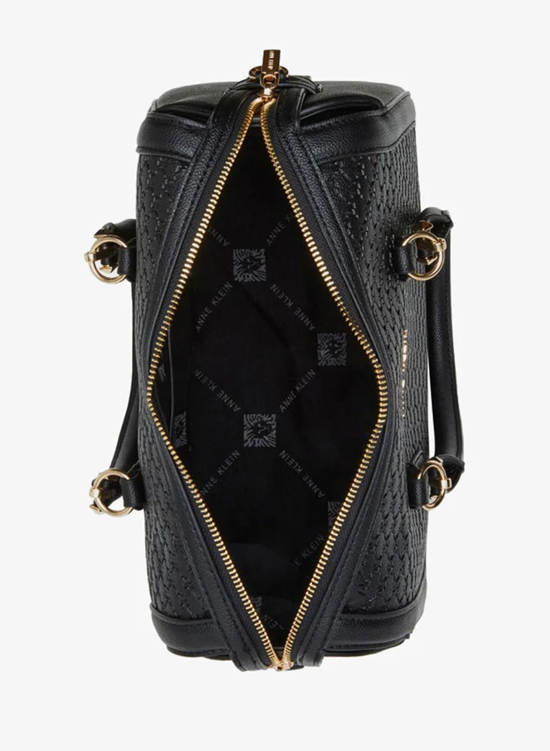 ستيف مادن Steve Madden Zip Satchel Women's Black Satchel Bag