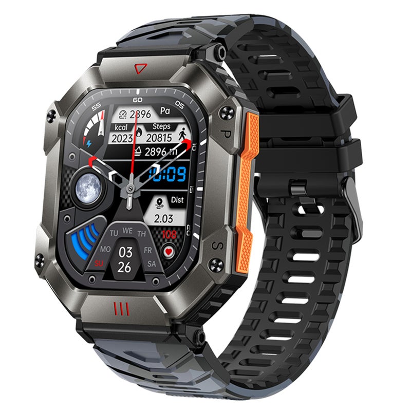 Waterproof Smart Watch Heart Rate Monitor Fitness Tracker  Activity Tracker Smart Sport Watches Long Standby Time Multifunctional Health Monitoring Smart Reminder Outdoor Assistance - Image 1