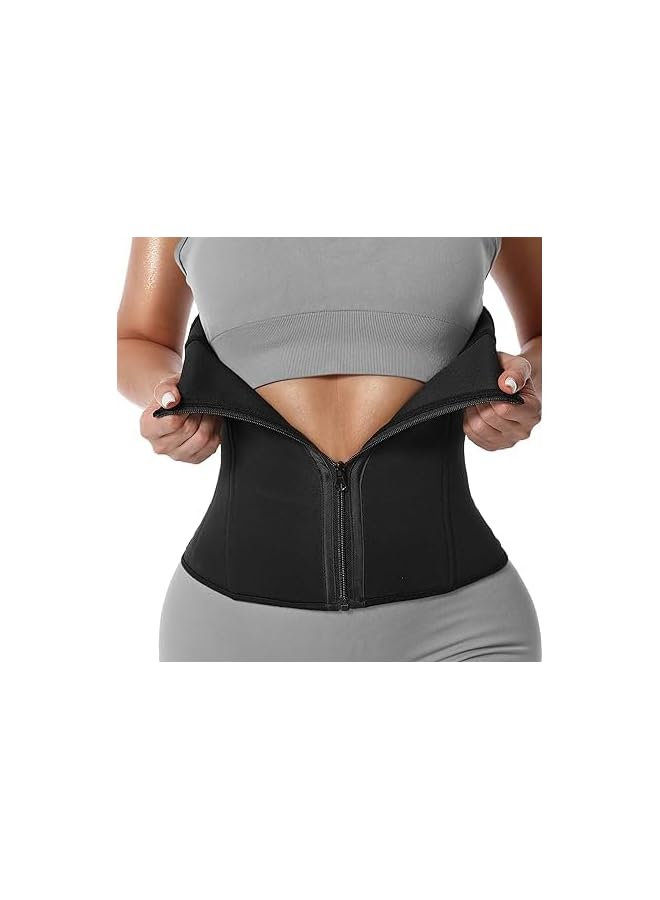 S-TOP Waist Trainer,Waist Trainer for Women Working out,Neoprene Workout Corset Waist Trainer Zipper - Image 1