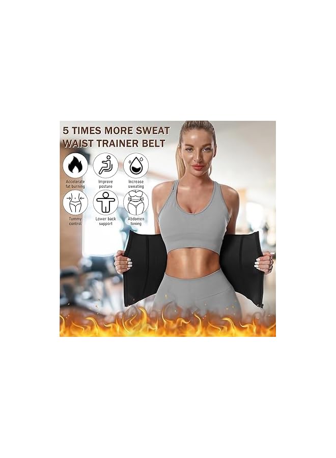 S-TOP Waist Trainer,Waist Trainer for Women Working out,Neoprene Workout Corset Waist Trainer Zipper - Image 2