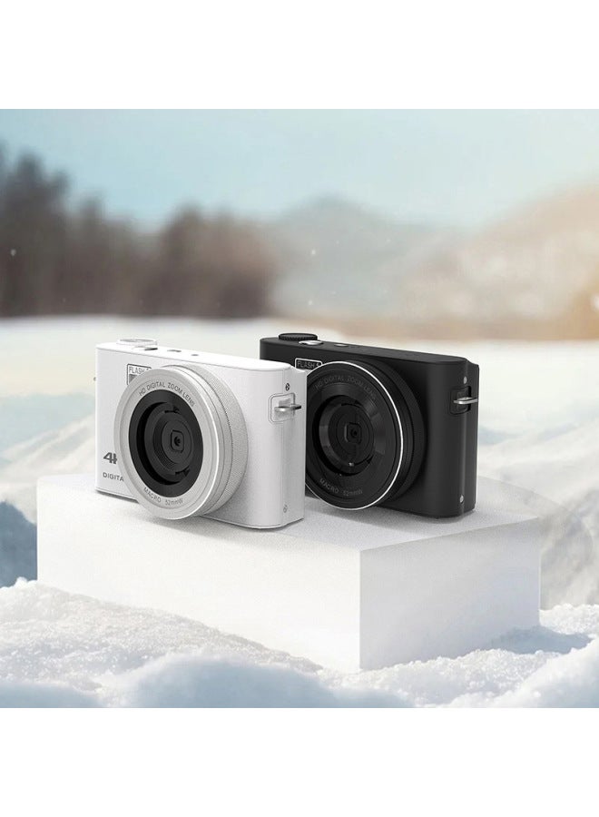 Generic Touch Screen Camera Lens Changer HD Digital Camera Entry-level Lightweight Camera Multimedia Camera-Body Color:R4 White Standard OTG Card Reader - Image 3