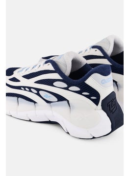 Reebok Men Guizio Zig Kinetica 2,5 Lace Up Running Shoes, Navy/White  - Image 3