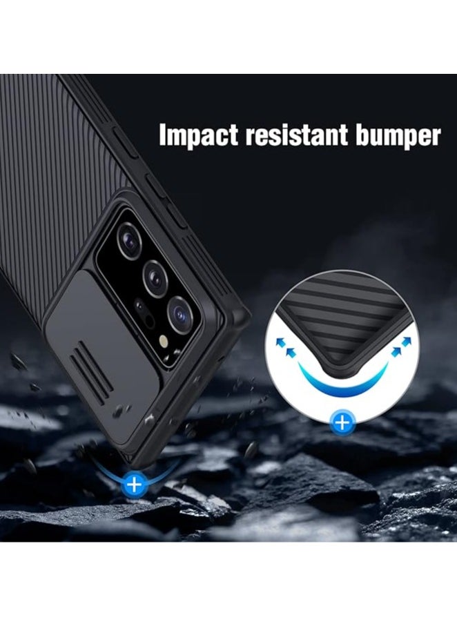 General - Phone case for Samsung Galaxy Note 20 Ultra, Slim Note 20 Ultra case with slider camera cover, Slim PC and TPU Slim scratch-resistant case for Galaxy Note 20 Ultra 5g 6.9 inches - Image 1