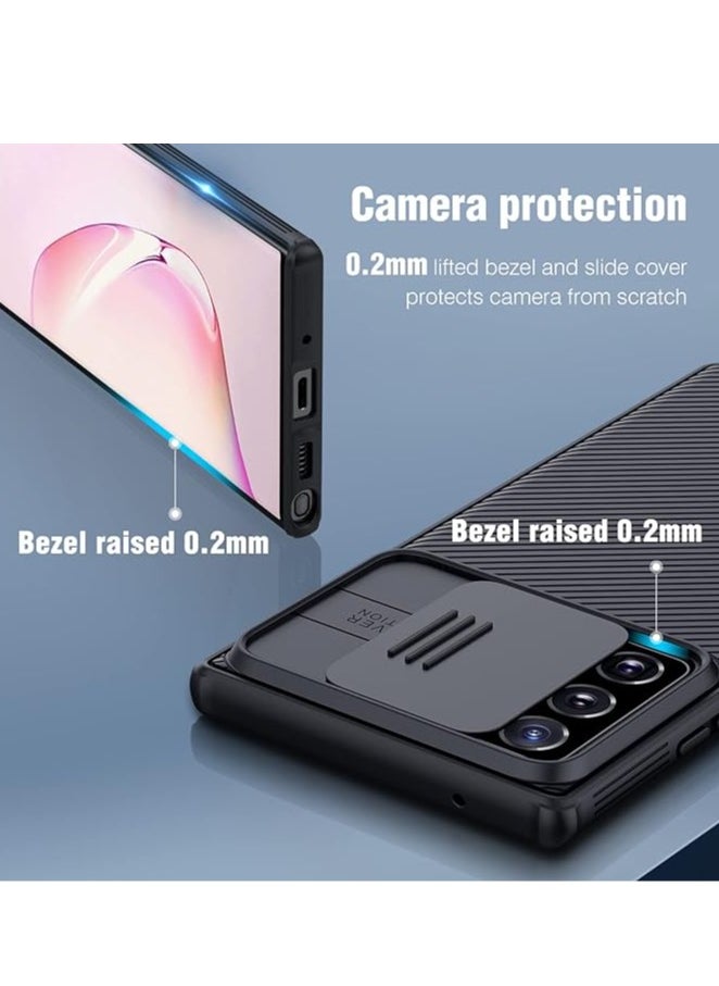General - Phone case for Samsung Galaxy Note 20 Ultra, Slim Note 20 Ultra case with slider camera cover, Slim PC and TPU Slim scratch-resistant case for Galaxy Note 20 Ultra 5g 6.9 inches - Image 1
