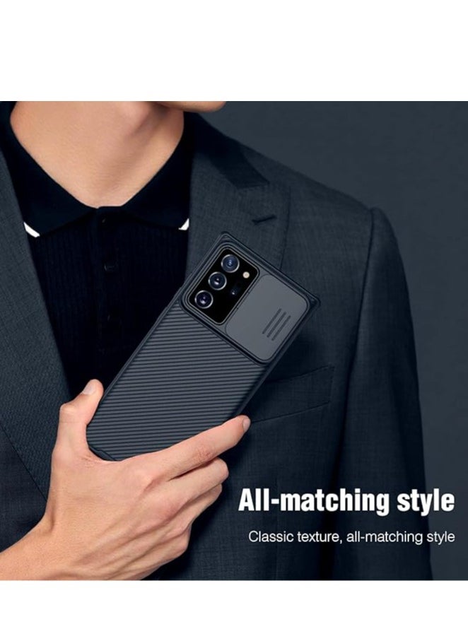 General - Phone case for Samsung Galaxy Note 20 Ultra, Slim Note 20 Ultra case with slider camera cover, Slim PC and TPU Slim scratch-resistant case for Galaxy Note 20 Ultra 5g 6.9 inches - Image 1
