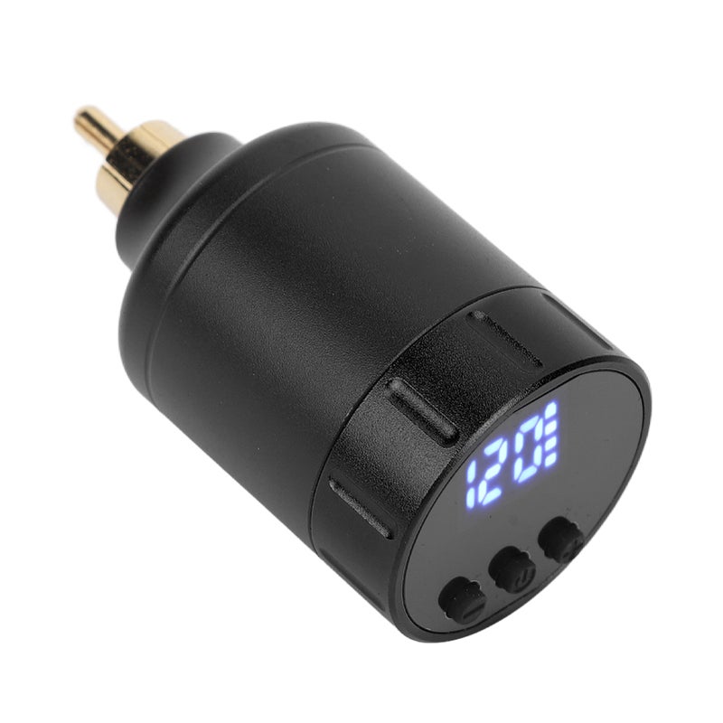 Cordless Tattoo Power Supply Adjustable Voltage Tattoo Pen 1500mAh Lithium Battery RCA Connector Tattoo Machine Power Supply - Image 3