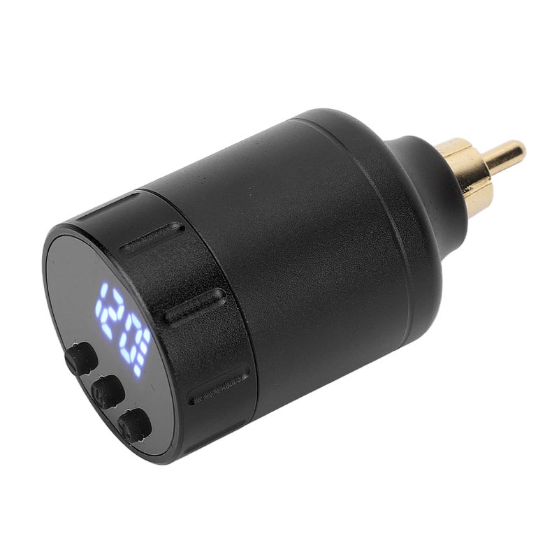 Cordless Tattoo Power Supply Adjustable Voltage Tattoo Pen 1500mAh Lithium Battery RCA Connector Tattoo Machine Power Supply - Image 5