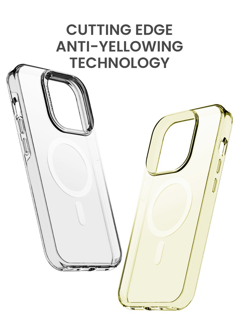 TinyMoose iPhone 14 Pro MagSafe Case Phantom Drip 6.1 Inch Slim Thin, Yellowing-Resistant, Anti-Drop Shock Absorption, Anti-Scratch, Hard Back Cell Phone Cover - Ghost Clear - Image 3