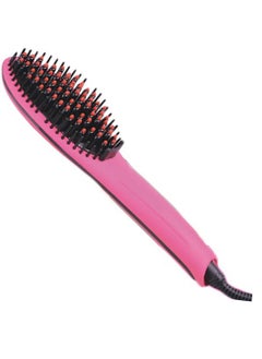 Ceramic hair straightening brush with LCD temperature display, EN-053, pink, for women and girls, with an elegant design, easy to use at home or at the hairdresser, fast performance for styling fine and curly hair. - pzsku/Z2DECD850021C62225B78Z/45/_/1704723528/d3fc4343-2668-413a-97f1-6fc34bbd6556