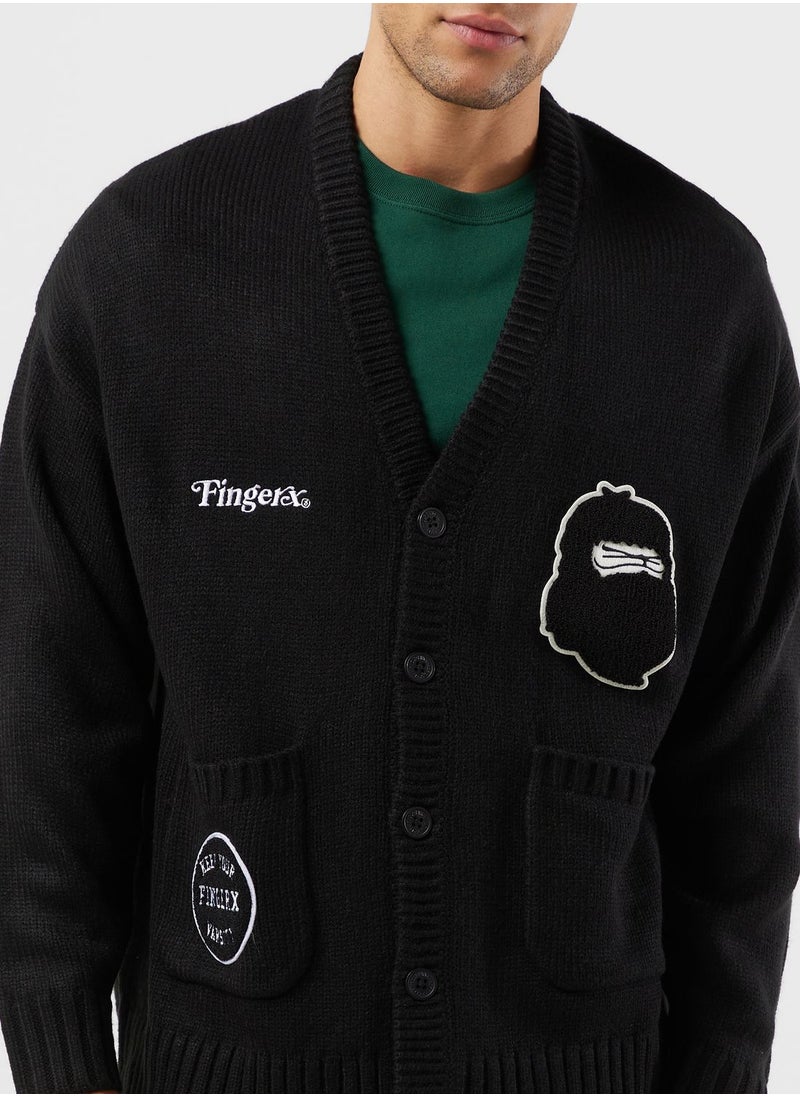 FINGERCROXX - Knitted Sweatshirt - Image 1