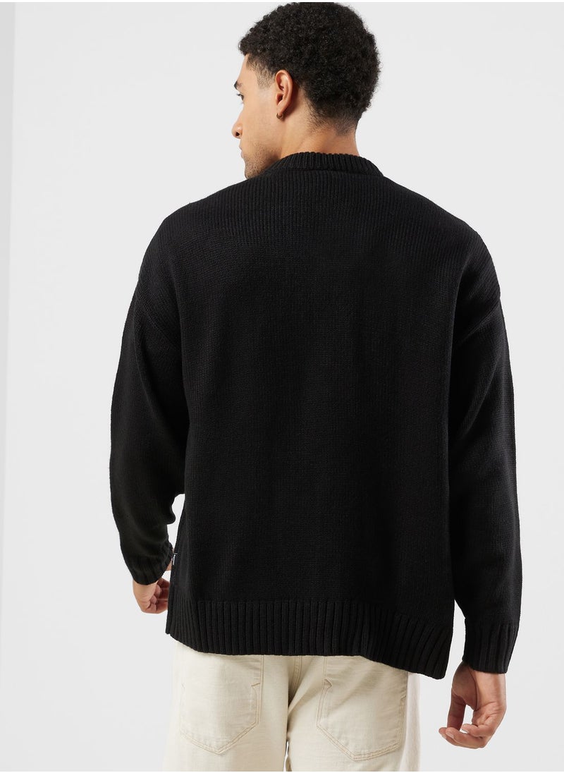 FINGERCROXX - Knitted Sweatshirt - Image 1