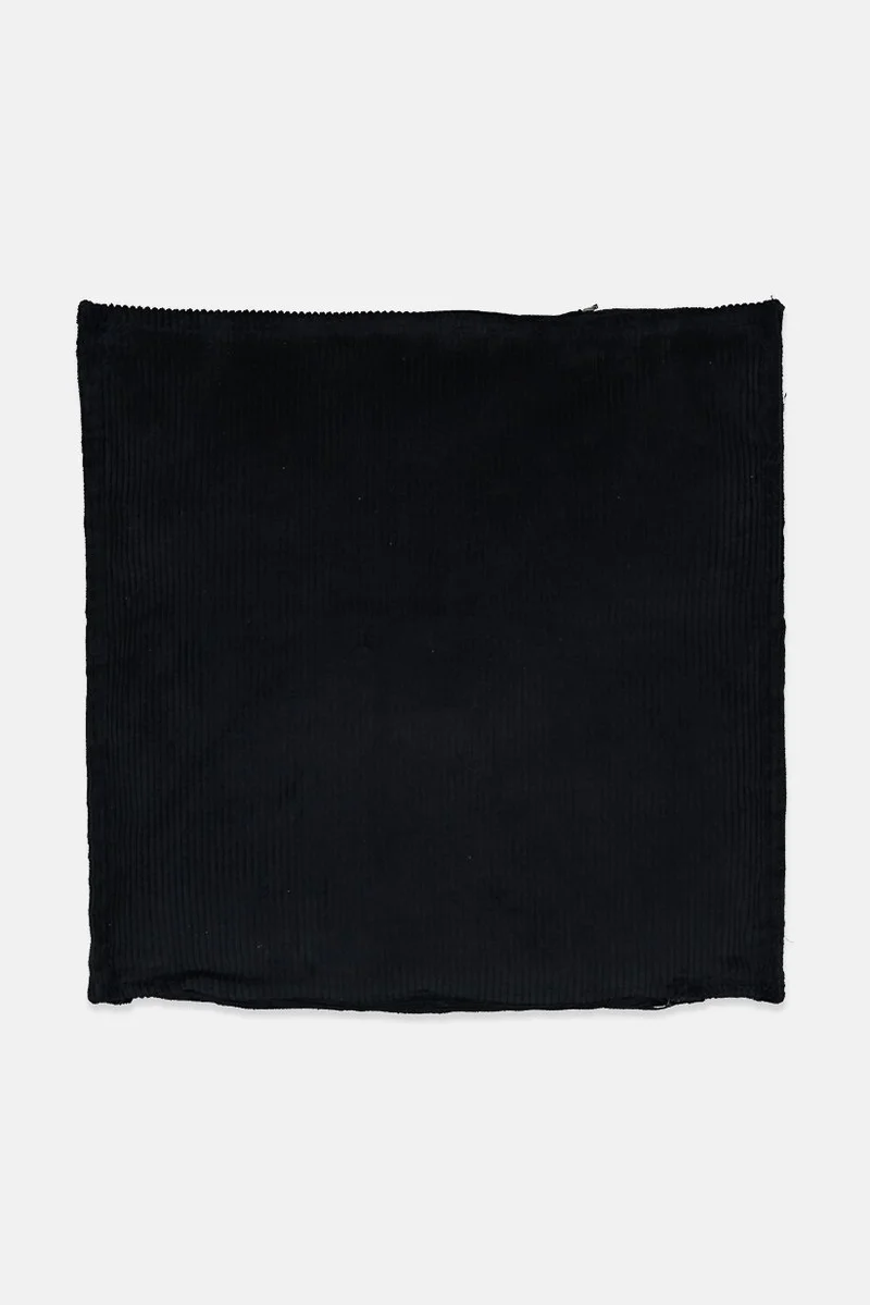 موي موتشو Velvet Floor Cushion 40 H x 40 L x 7 W cm, Velvet Navy
