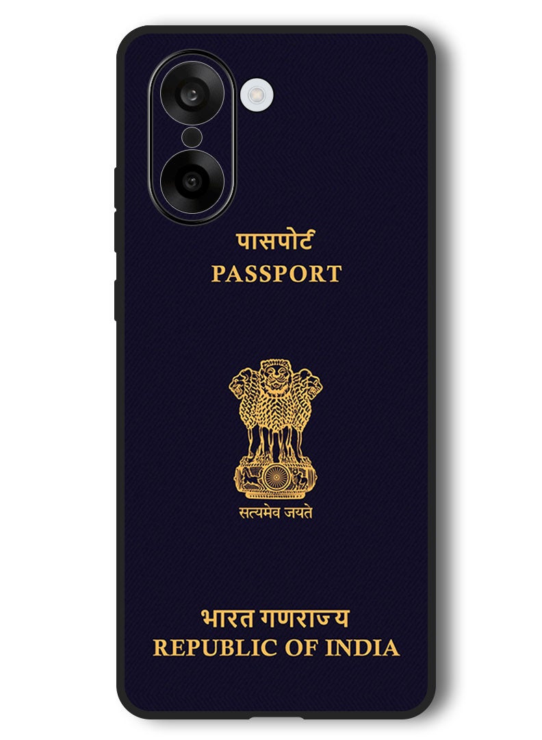 Theodor Case Compatible with OnePlus Nord CE 5 6.77 Inch Protection Shockproof Bumper Cover India Passport - Image 1