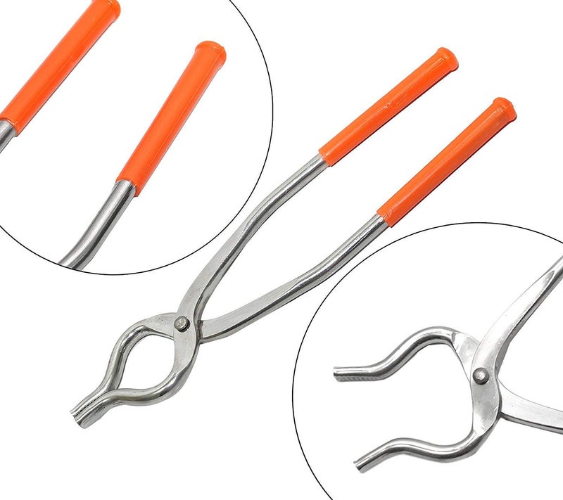 UNLOCK Unlock New Stainless Steel Easy Grip SansiChimtaPincer Utensil HolderSilver  - Image 5