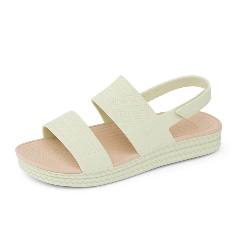 REEF Water Vista Womens Platform Sandal, Water Friendly, Adjustable Strap, Aloe, 8 - Image 1