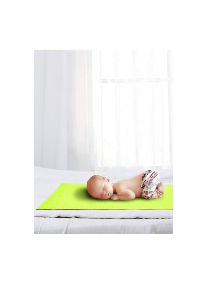 Story at Home Story@Home Terry Cotton Large Baby Mat, Green, 39 X 55 Inch, Wb1445  - Image 2