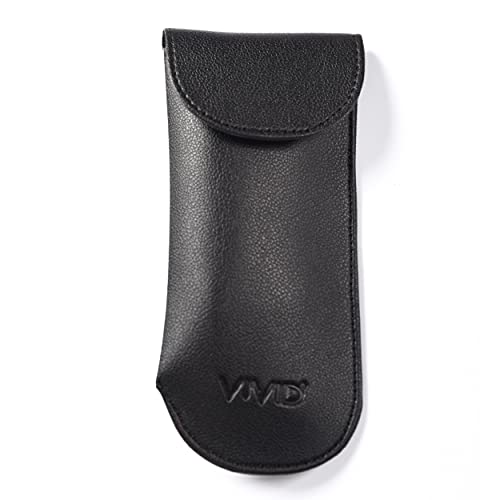 VIVID Vision Unisex Adult Lightweight Eyewear Specs Case Cover | Protect Eye Glasses | Chashma Dibbi | Spectacle Box | Pouch | Closure - Valpro-tape | Artificial Leather | D-20 | BLACK - Image 1