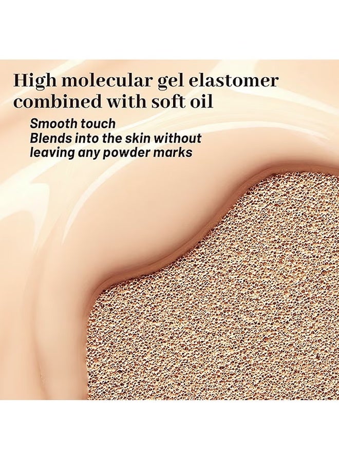DETVFO Evanesce Soft Matte Cream Concealer, Waterproof Foundation, Full Coverage, Hydrating Long-Lasting Concealer, Moisturizing Contour And Brighten (02# Ivory) - Image 5