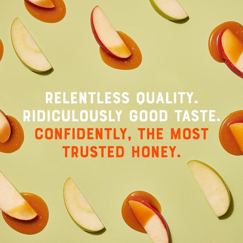 Nature Nate's 100% Pure Raw & Unfiltered Honey - 12 oz Bear Squeeze Bottle - Image 3