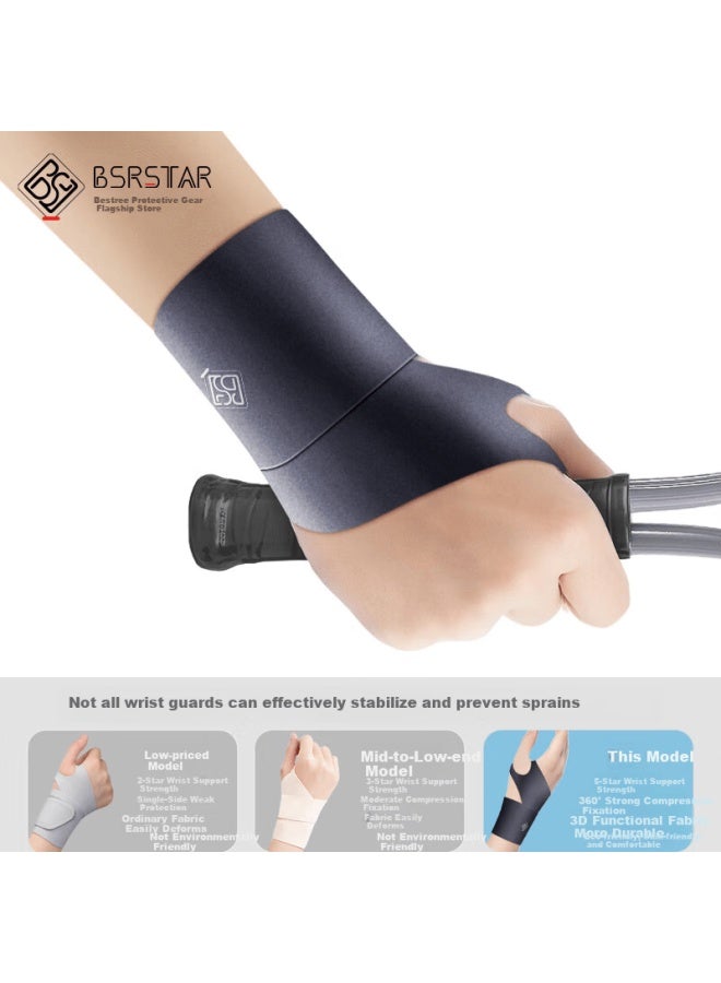 Bestray Wrist Support Brace For Fitness Sports, Wrist Sprain And Strain Relief, Women's Wrist Pain Relief, Men's Stabilizing Compression For Badminton - Image 3