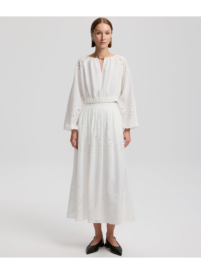 Ipekyol Relaxed Fit Broderie Anglaise Blouse - Image 2