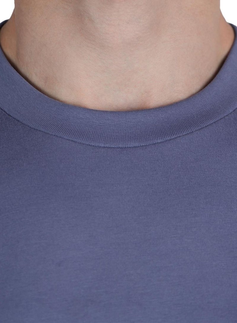 GIORDANO Men's Cotton Signature Print Slim Fit Tee - Image 3