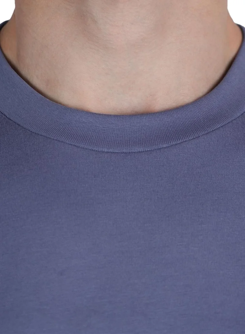 GIORDANO  Men's Cotton Signature Print Slim Fit Tee for Men | Best Price UAE