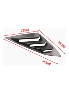 NIBEMINENT 2-Piece Window Scoop Louvers Cover  - Image 4