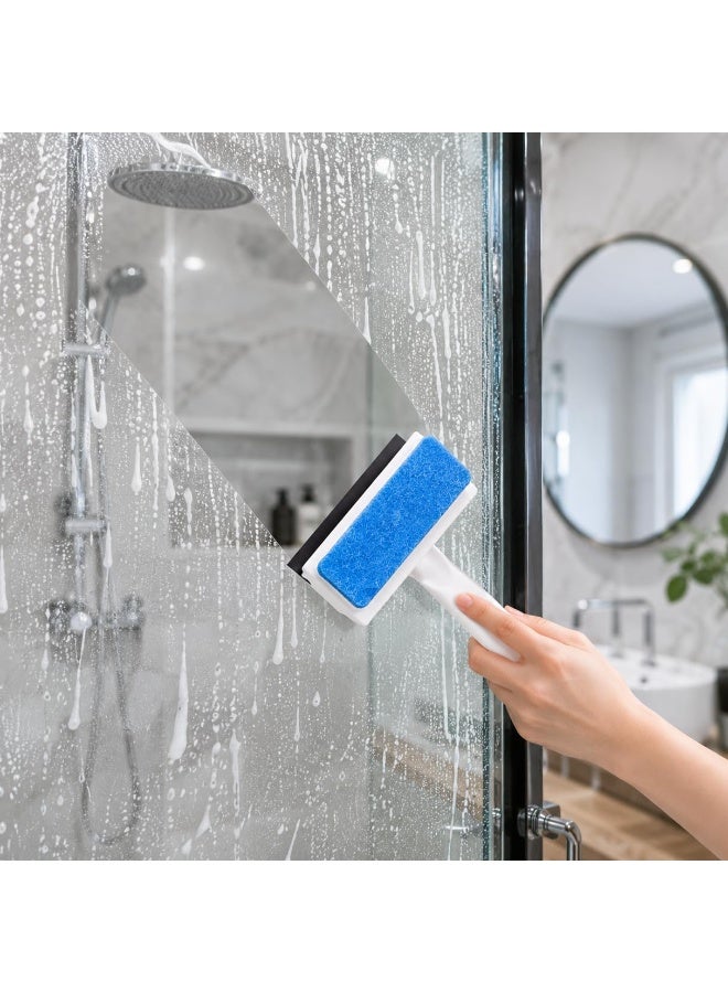 قطعتان من ممسحة السيليكون متعددة الأغراض، أدوات تنظيف منزلية، ممسحة مرايا، منظف زجاج النوافذ، مناسبة للبلاط، أبواب الدش، الحمامات، المرايا، ونوافذ وأبواب السيارات. - Image 1