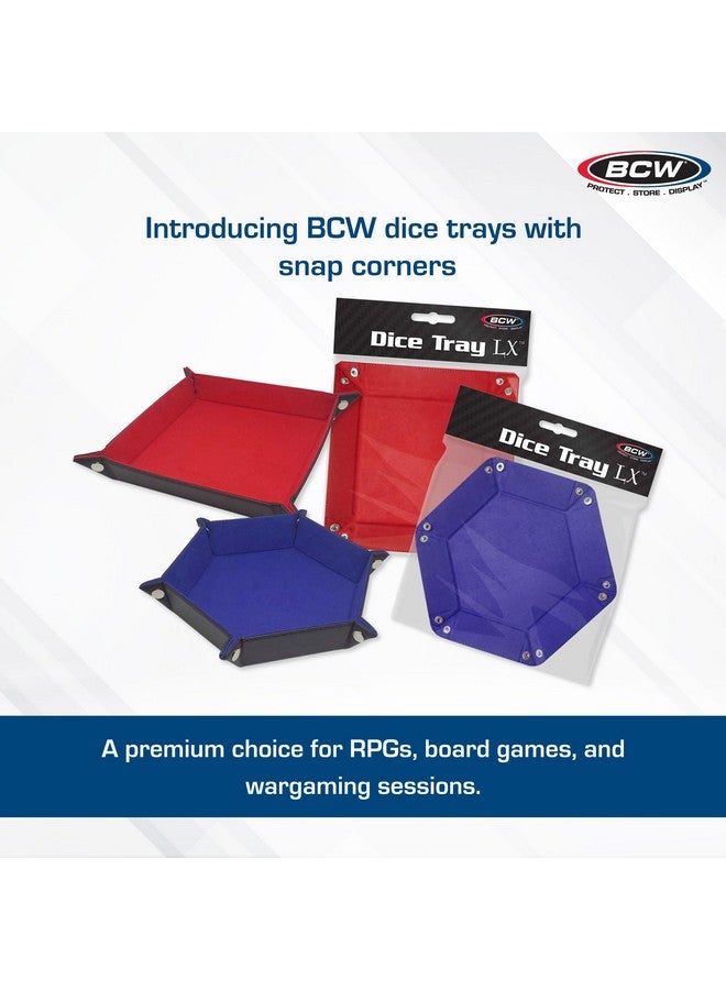 BCW Square Dice Tray - Black | 7x7 Inches | Ideal for Dungeons and Dragons, Pathfinder, etc | Dice Rolling Tray Gaming Accessory for Tabletop RPGs and Board Games… - Image 3