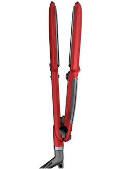 Rush Brush X6 Straightener Red 235°C Steam Auto Shutoff Wide Tourmaline Ceramic Plates  - Image 3