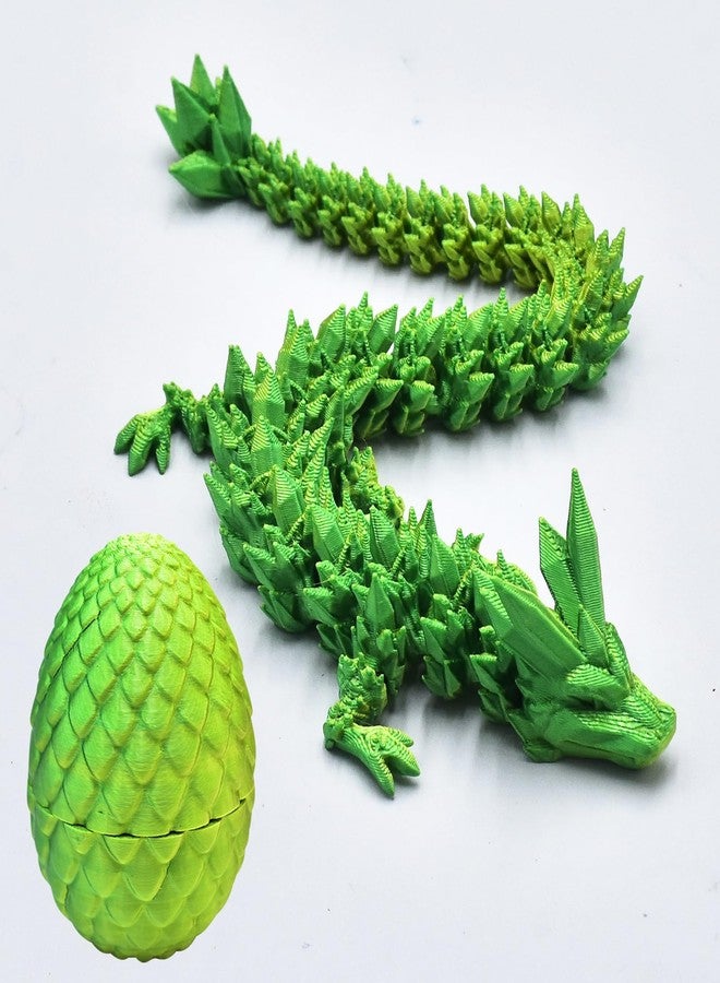 MEIEST 2 PCS MINI 3D Printed Dragon in Egg,Full Articulated Crystal Dragon,Flexible Joints Home Decor Executive Desk Toys, Creative Gifts - Image 4