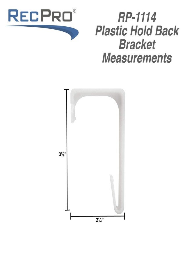 ريكرو رباط ستارة RecPro RV | أبيض | مثبت ستارة | مثبت غطاء نافذة (2) - Image 5