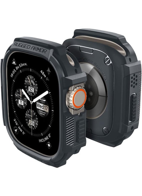 Rugged Armor for Apple Watch Ultra 2 Case / Apple Watch Ultra 49mm Case Cover - Dark Gray