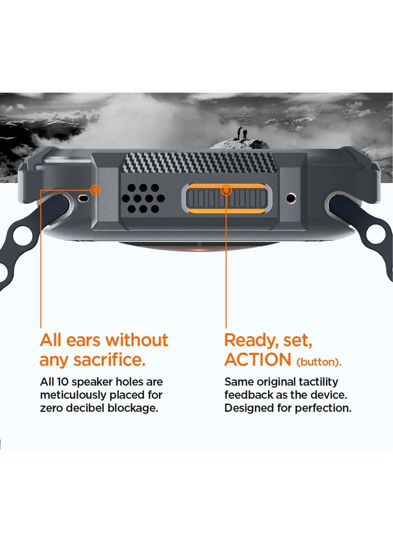 Spigen - Rugged Armor for Apple Watch Ultra 2 Case / Apple Watch Ultra 49mm Case Cover - Dark Gray - Image 1