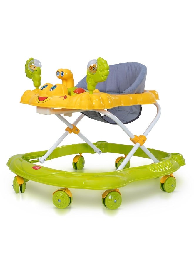 Luvlap Starshine Baby Walker 9+ Months | 3 Level Height Adjustment Walker/Advanced Baby Activity Walker, Green - Image 1