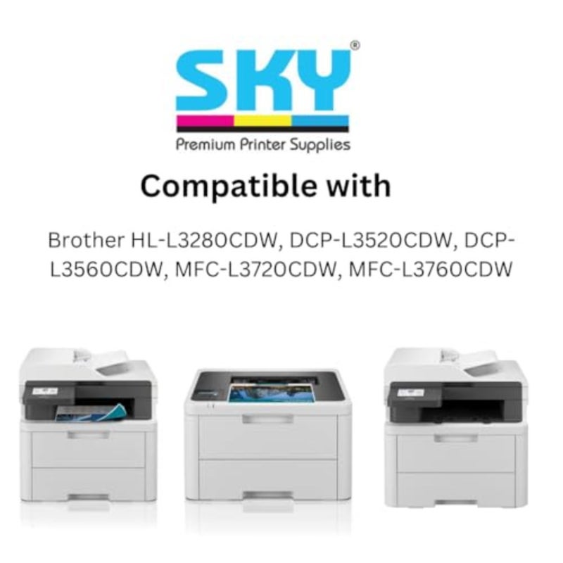 خرطوشة حبر متوافقة مع TN-279 لـ Brother HL-L3280CDW، DCP-L3520CDW، DCP-L3560CDW، MFC-L3720CDW، MFC-L3760CDW أسود - Image 2